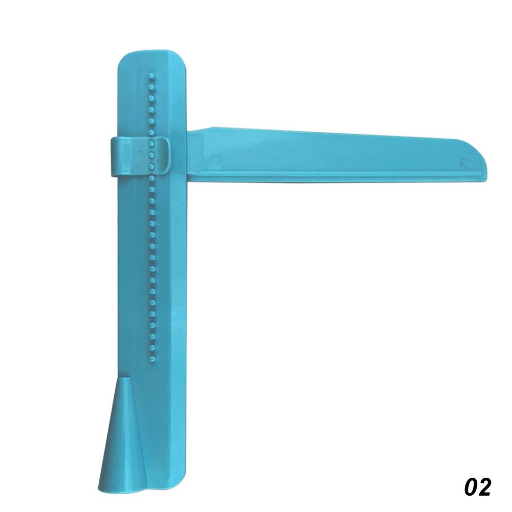 Wiederverwendbarer, verstellbarer tortenglätter, schaber, Fondant-werkzeug, küchenbackzubehör, diy-werkzeuge, küchentortenzubehör: Blau