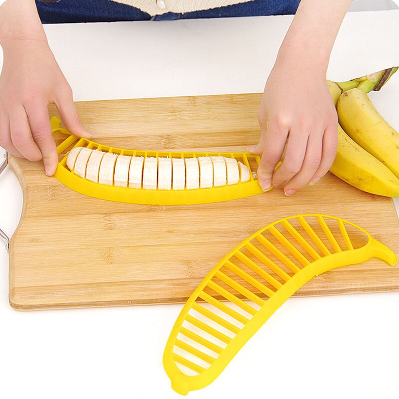 Banan slicer cutter for frukt banan kniv frukt slicer fruktsalat viktig