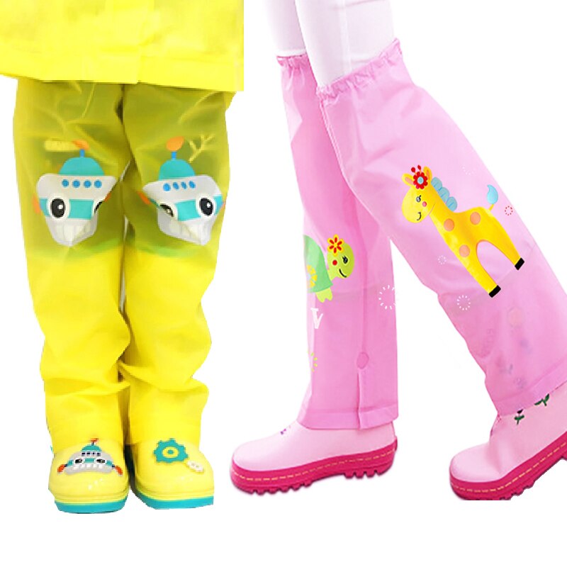 Polainas de senderismo al aire libre para niños, pantalones de lluvia impermeables para pantorrilla, cubierta de lluvia para piernas