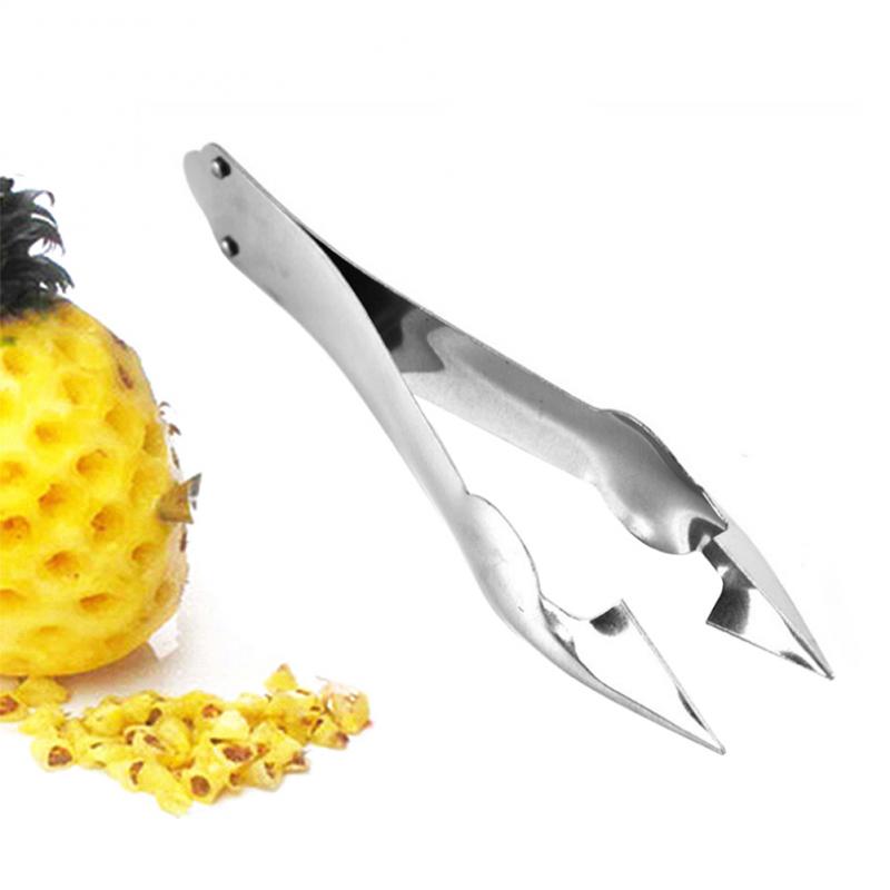 Ananas Dunschiller Portable Antislip Ananas Zaad Remover Roestvrijstalen Clip Te Schoon Keuken Fruit Gereedschap