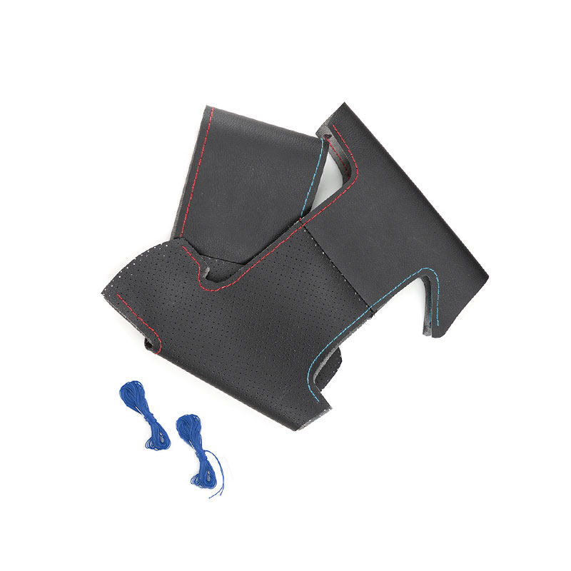 Auto Interieur Stuurwiel Microfiber Geperforeerd Lederen Bekleding Accessoires Voor Bmw X3 E83 2005 2006 2007: GRIJS