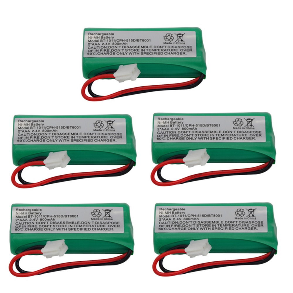 2.4V 800mAh Ni-MH Cordless Phone Battery for Uniden BT-1011 BT-1018 BT1011 BT1018 BT-694 US