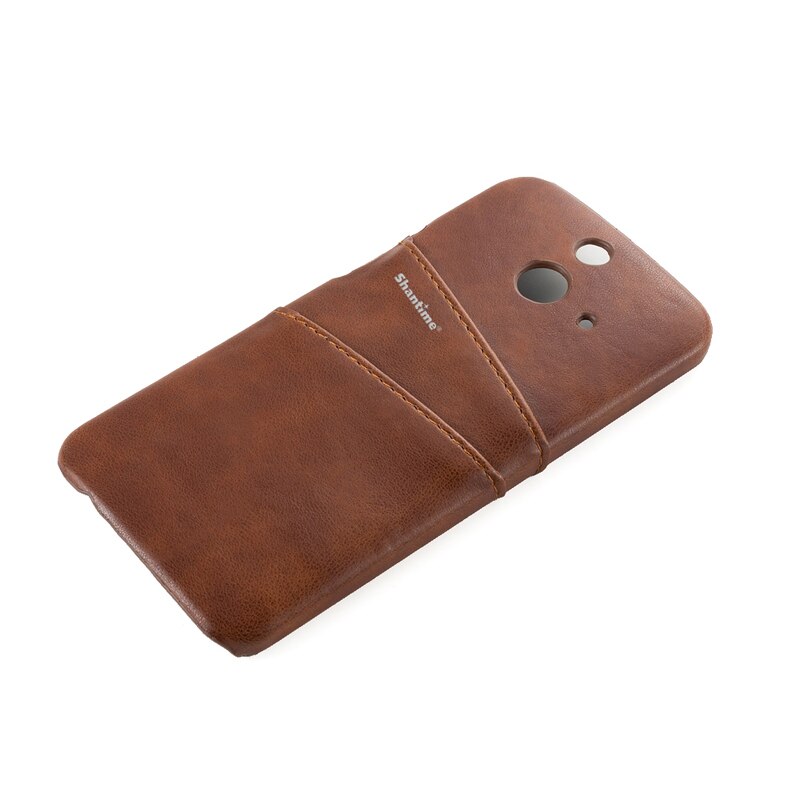 Luxury Vintage Pu Leather Wallet Case For HTC One E8 Phone Bag Case For HTC One M8 Business Card Slots Case