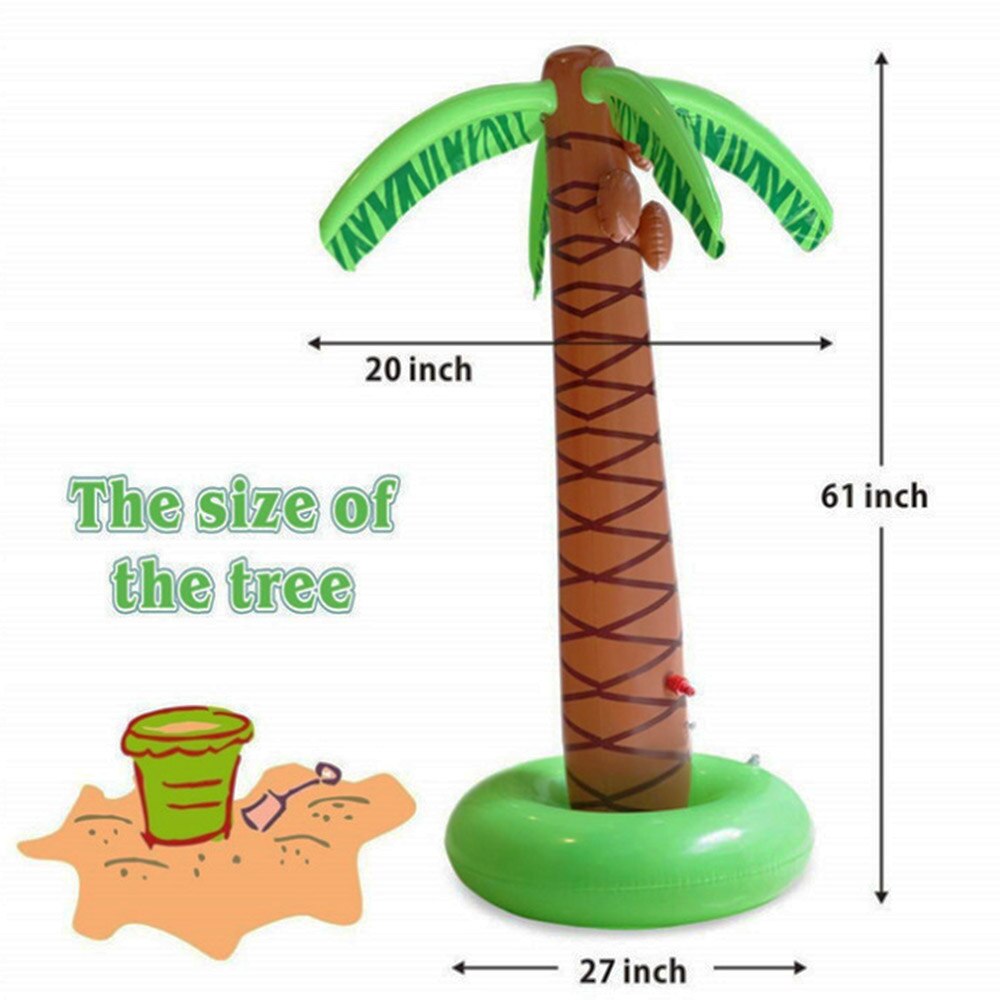 Inflatable Spray Coconut Simulation of Coconut Tree PVC Playpool Children's Outdoor Toys Summer