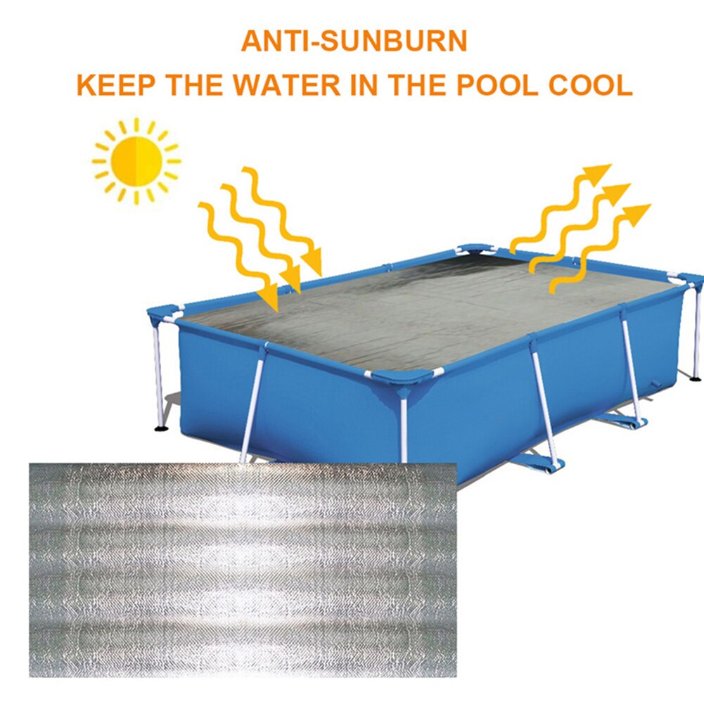 Rectangle Rainproof Insulation Film Indoor Swimming Pool Protection Cover Cloth Waterproof pool covers extend the life of pool