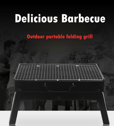 Kleine BBQ Barbecue Grill Vouwen Draagbare Houtskool Outdoor Camping Picknick Brander FoldableCharcoal Camping Barbecue Oven