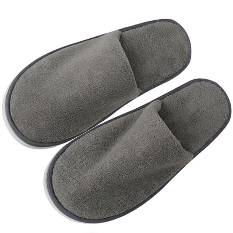 Luchtvaart Eva Vijf-sterren Hotel Hotel Slippers Gastvrijheid Coral Fluwelen Antislip Comfort Hotel Appartement Niet-Disposable slippers