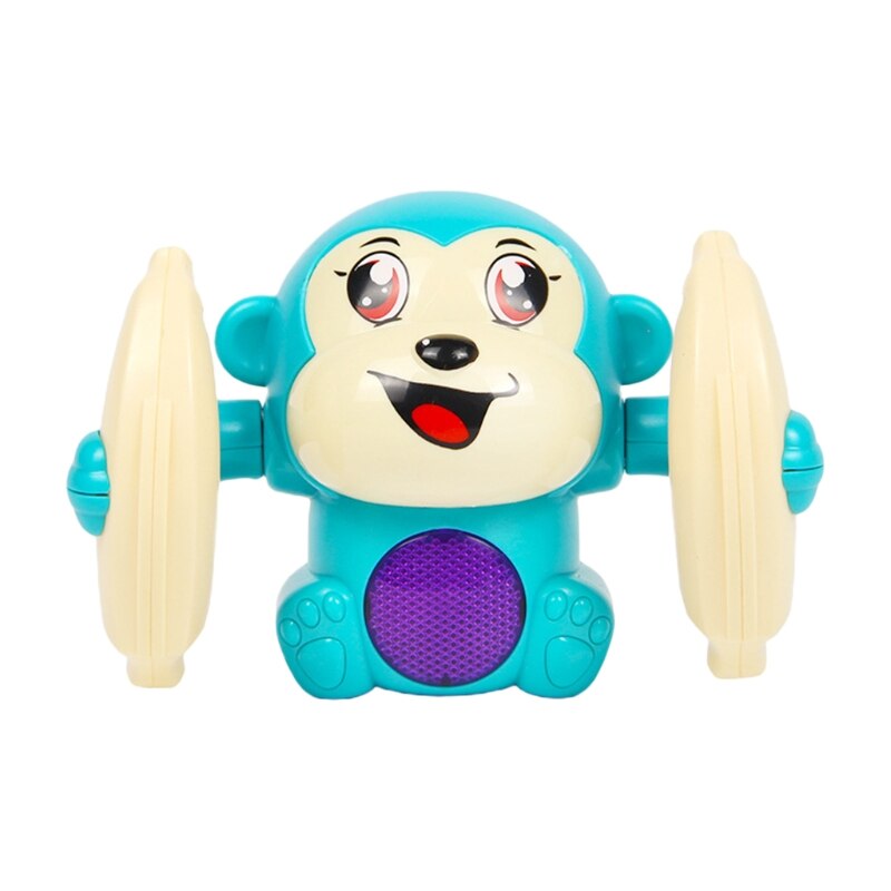 1 Uds bebé Control de voz de pequeño mono de juguete caminar cantar juego mental interactivo lleno de juguetes para los niños: BL