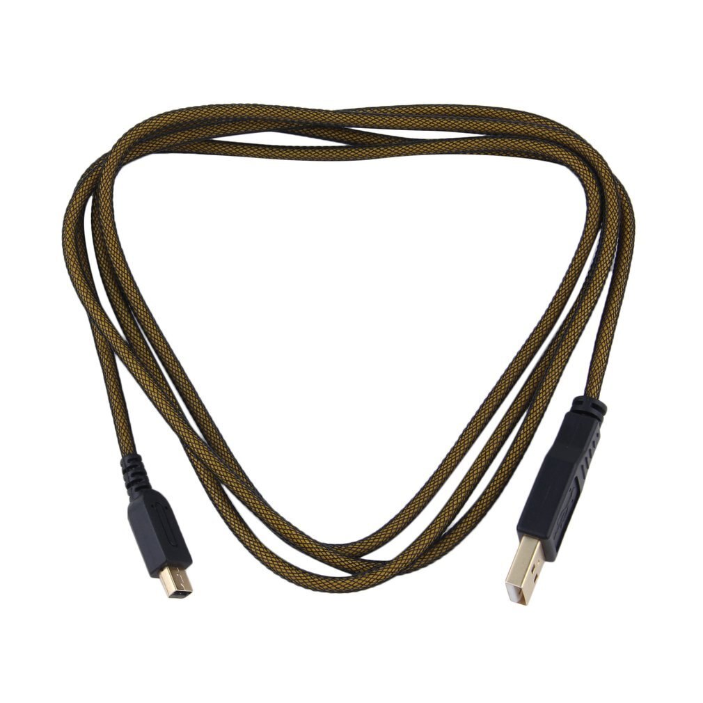 USB Data Cable for 3DS XL Sync Power Charger Charging Cord Cable for 3DS/3DSXL/2DS Gold Plated Charging Cable Nintendo