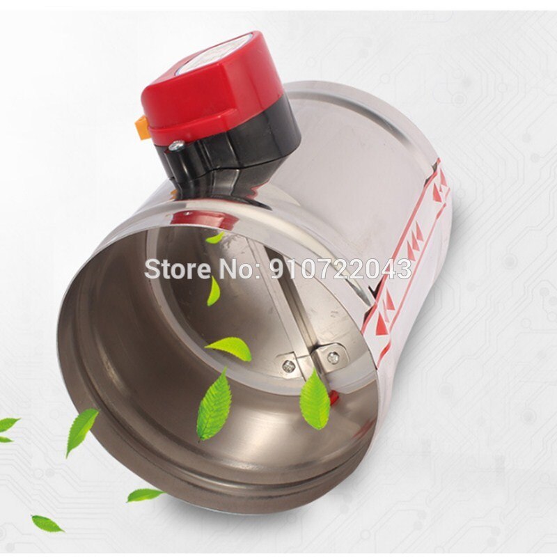 150mm 220V 24V 12V stainless steel electric air duct damper valve air motorized valve for 6 inch ventilator pipe valve