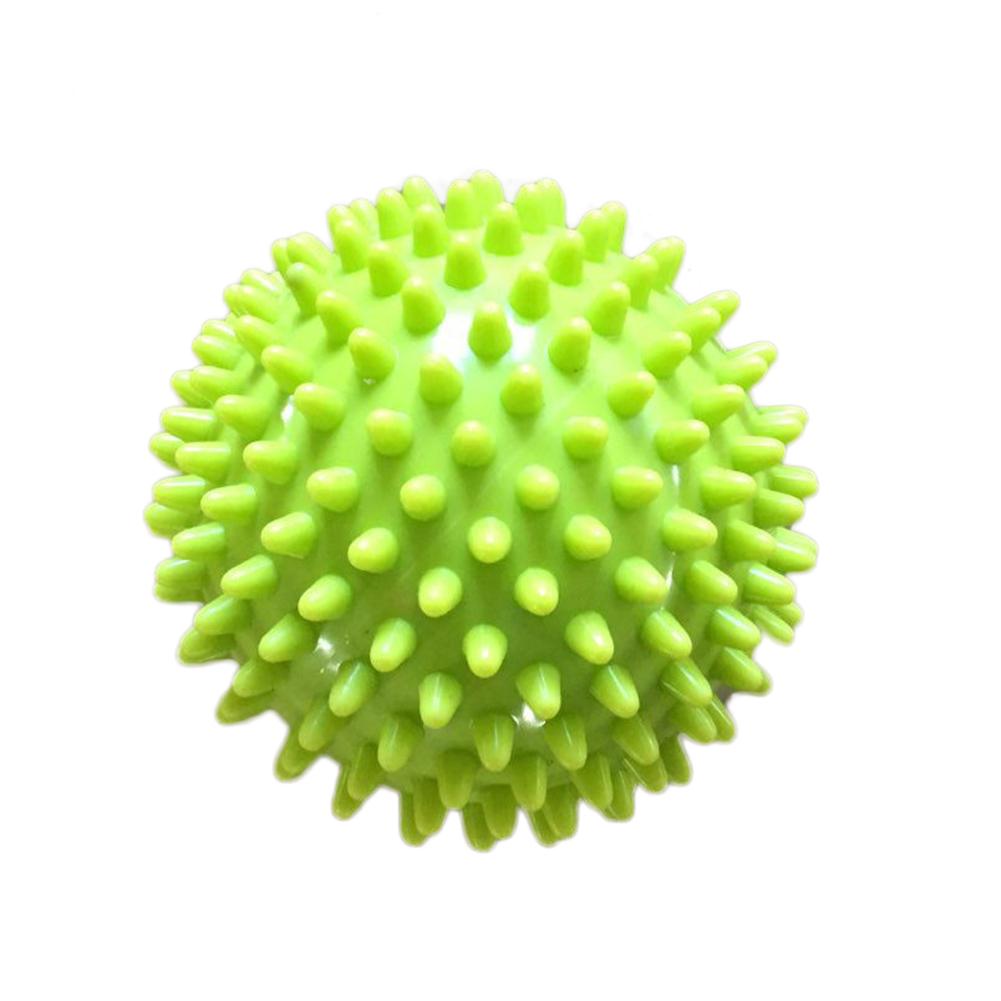 7.5 CM PVC Musle Roller Ball Spinal Massage Relieve Sore Muscle Yoga Ball: Green
