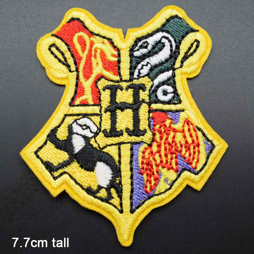 Snake Leeuw Ijzer Op Zweinstein Ravenclaw Gryffindor Crest Huffelpuf Slytherin Geborduurde Kleding Patches Voor Kleding: H