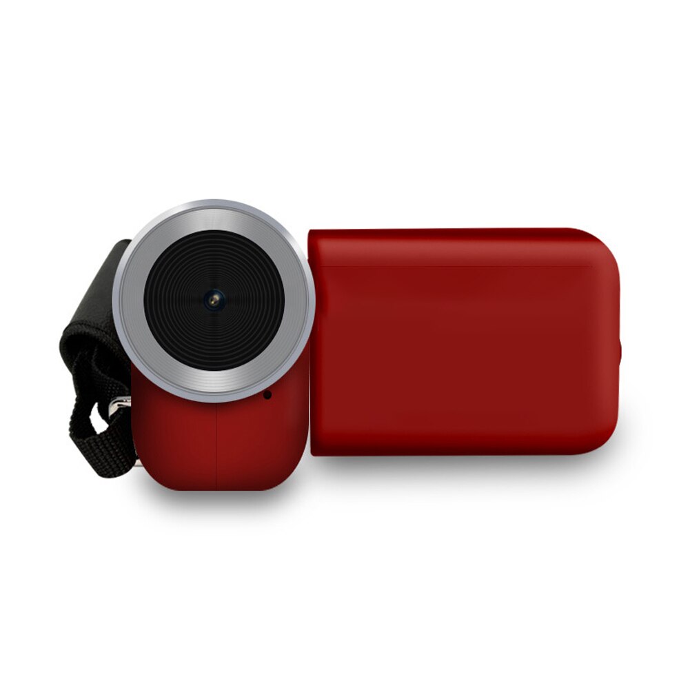 Cool 1080P HD Video Camera Camcorder 4x Digital Zoom Handheld Digital Cameras With LCD Screen 2.4''TFT LCD Camcorder DV Video: Red