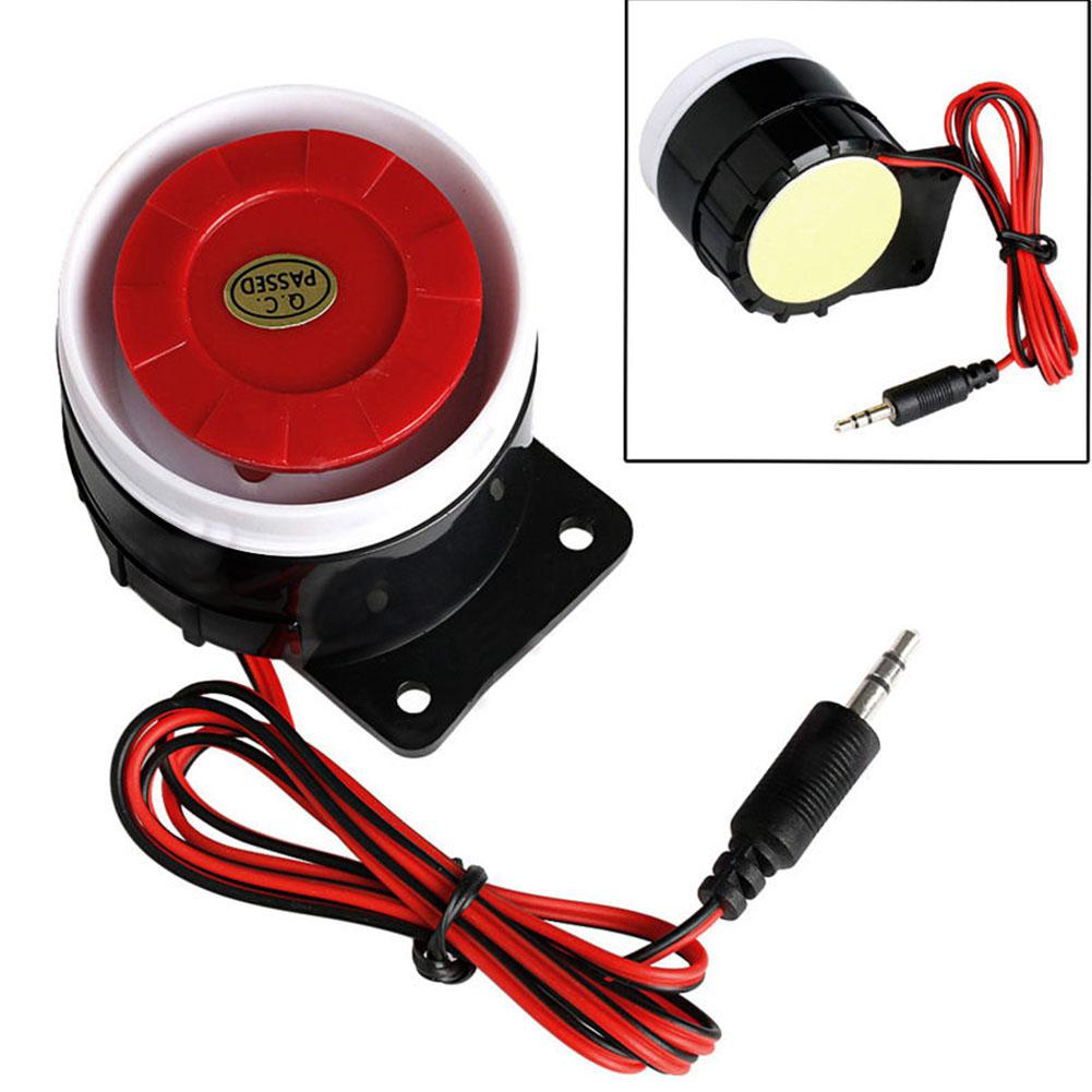 Super Luide Sirene Duurzaam Bedrade Mini Hoorn Sirene Voor Home Security 120dB Geluid Alarm Systeem Compact Dc 12V indoor
