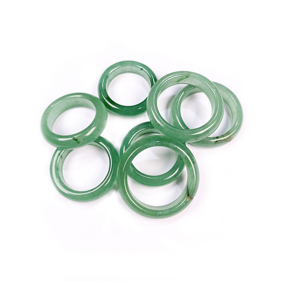 Natürliche stein ringe charme schmuck eine vielfalt von steinen zwei arten von modelle trendy für frauen oder freundin 6mm