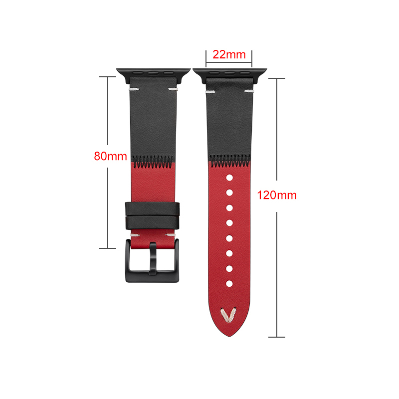 Rindslederarmband für Apfel Uhr Band Ultra 2 49 mm 44 mm 40 mm 38 mm/42 mm Sportarmband iWatch Serie 9 8 7 3 4 5 6 SE 41 mm/45 mm