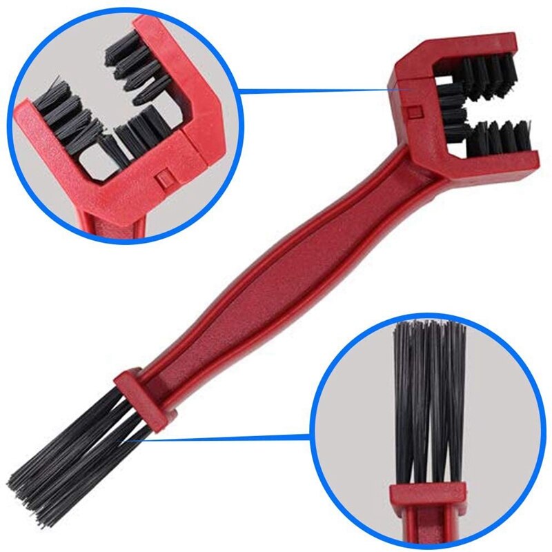 Chain Cleaner Brush Motorcycle Bike Gear Cleaning Tool