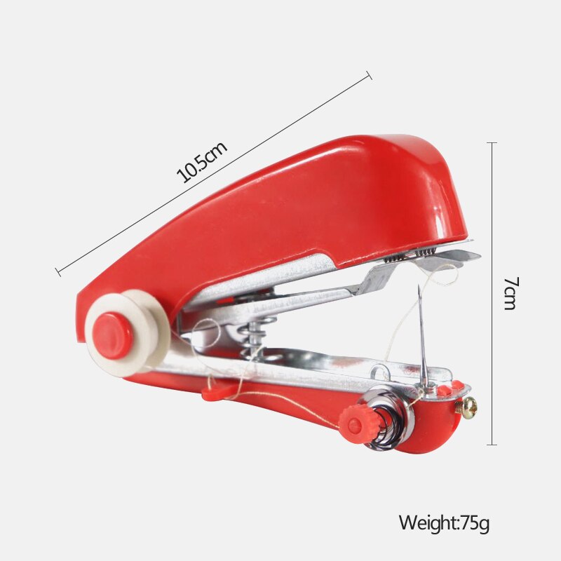 Mini costura portátil inalámbrica, accesorios para máquina de coser, artesanía, artesanía, ropa, 1 ud.,