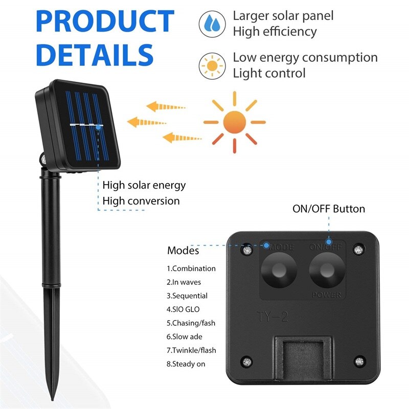 Led Solar Tube Lamps Fairy Neon Tube String Lights 7/12/22M For Year Christmas Street Solar Garden Outdoor Decoration IP65