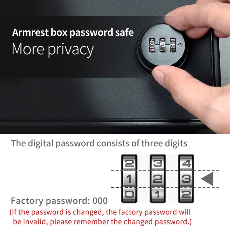 Auto Beveiliging Safe Lock Wachtwoord Keyless Doos... – Grandado