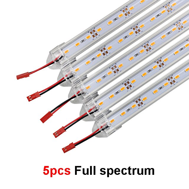 Full Spectrum Hydroponic LED Grow Light 50CM SMD 5730 DC12V Grow Tent Lamp Led Rigid Strip For Flower Seeding Greenhouse: RGB