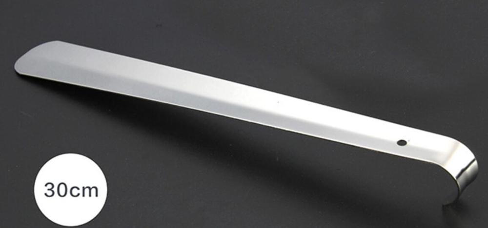 Edelstahl schuhlöffel 15-80 cm 7 größen schuhlöffel Schuh heber schuh Zubringer metall schuh Auszieher: 30CM