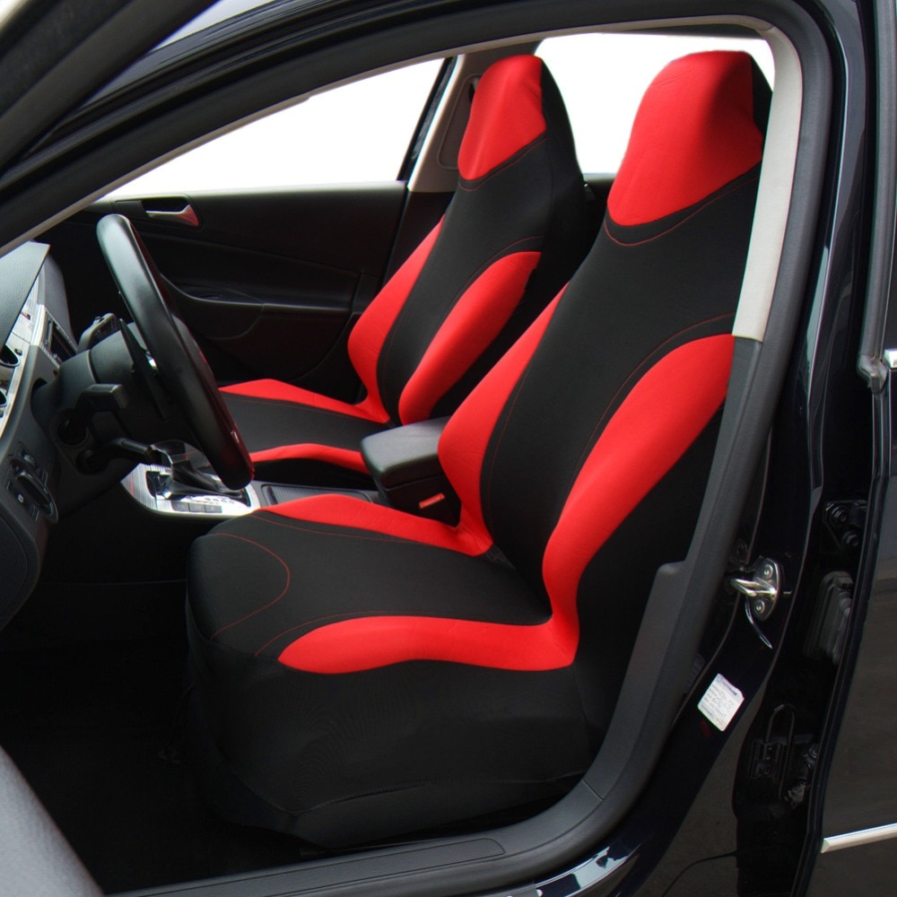 Autoyouth sports stil høj ryg spand bilsædebetræk 2 stk passer til de fleste auto interiør tilbehør sædebetræk 5 farver