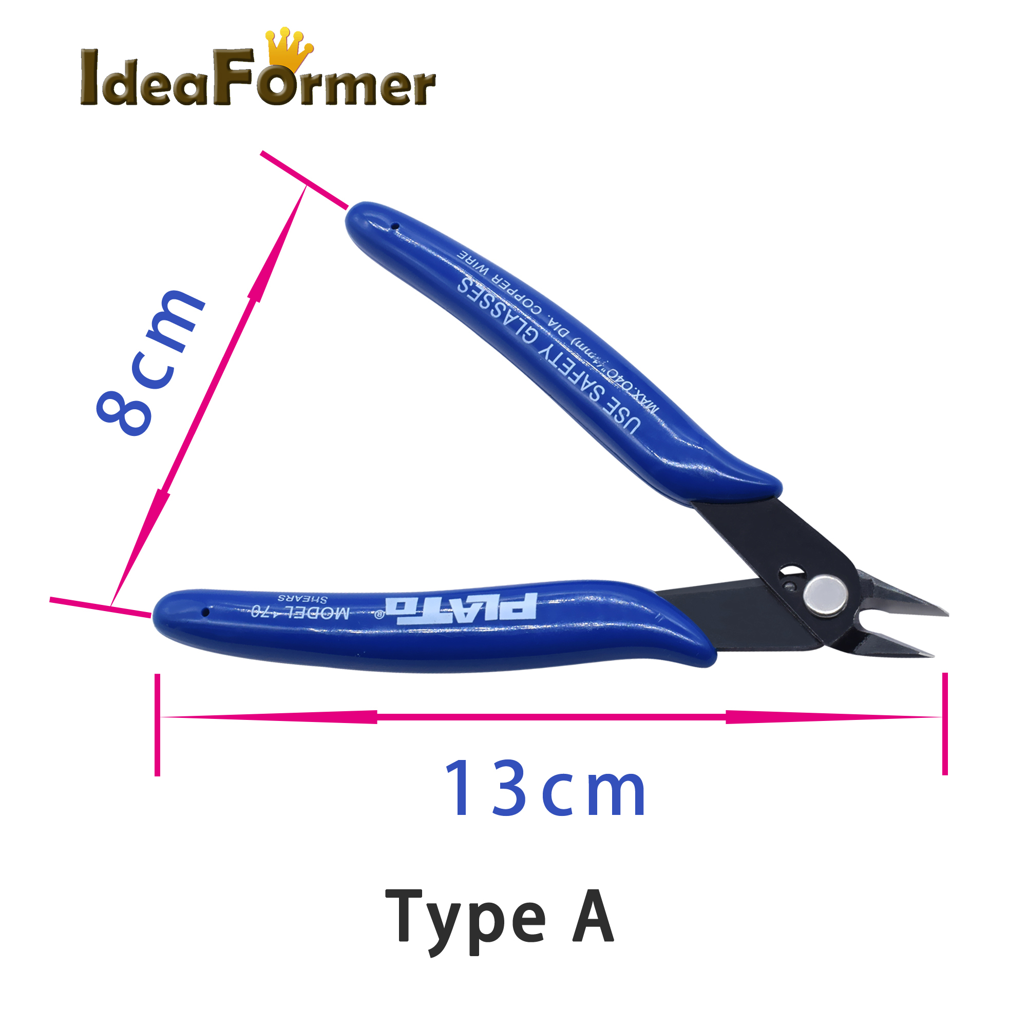 1PC 3D Printer Tool Handmade 3D Print Removal Tool Steel Spatula / Diagonal Pliers / tweezers for 3D Printer Accessories