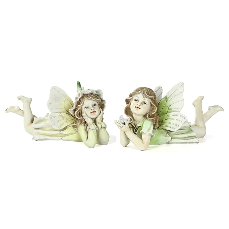 Fairy Garden - Miniature Fairies Figurines Accessories for Outdoor Garden Decor 667A