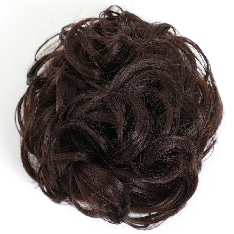 Tranças de cabelo sintético ondulado ondulado ondulado ondulado ondulado ondulado cabelo ondulado: Dark Brown 4