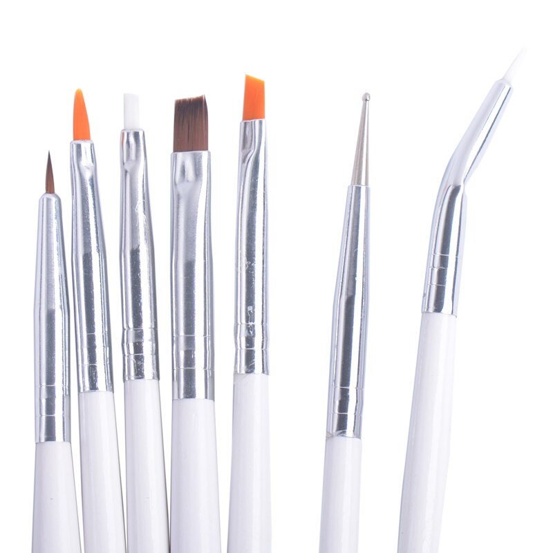 Fengshangmei 15 -delige kwastenset voor manicure, nagelverzorgingsgereedschap en nagelkunstpen