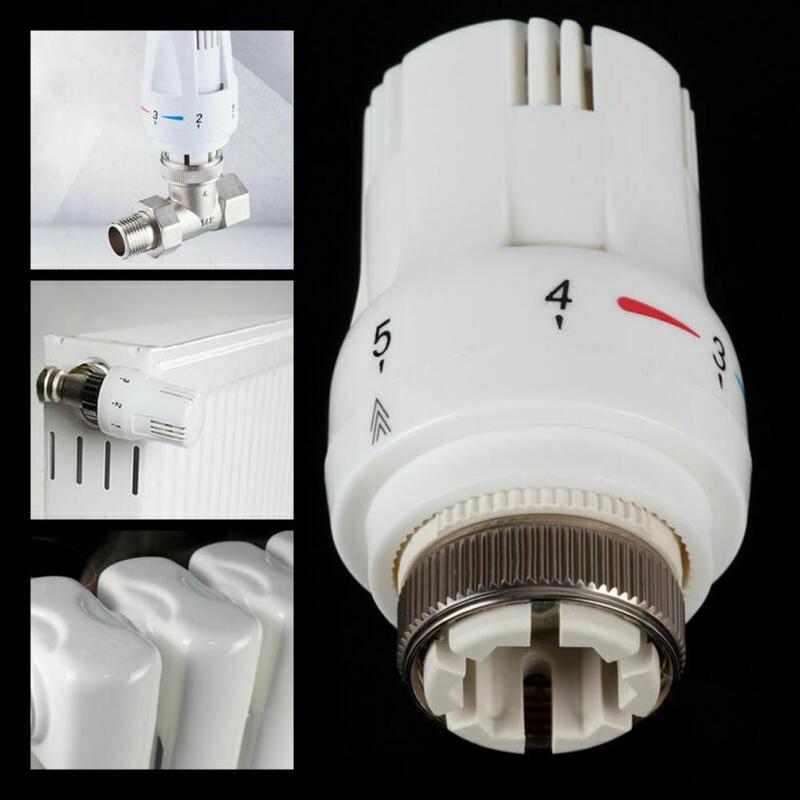 Radiator Thermostatic Head Integrated Valve System Automatic Frost Protect Compact Radiators Brass Equipment S9M8