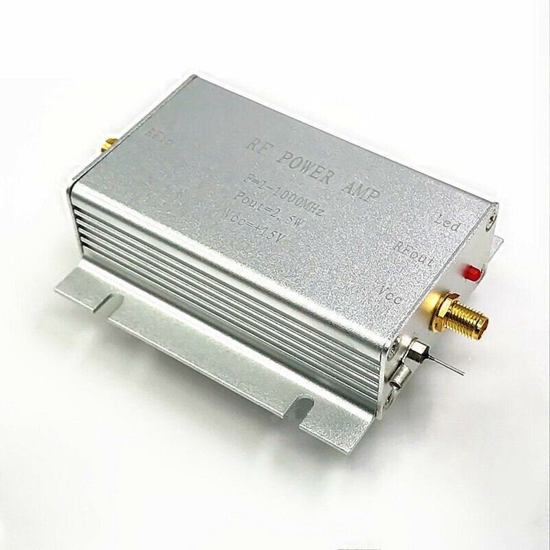 1-1000Mhz 2.5W Amplificatore di Potenza Rf per Hf Trasmettitore Fm Vhf Uhf Rf prosciutto Radio A Banda Larga di Alimentazione amplificatore di controllo a distanza senza fili