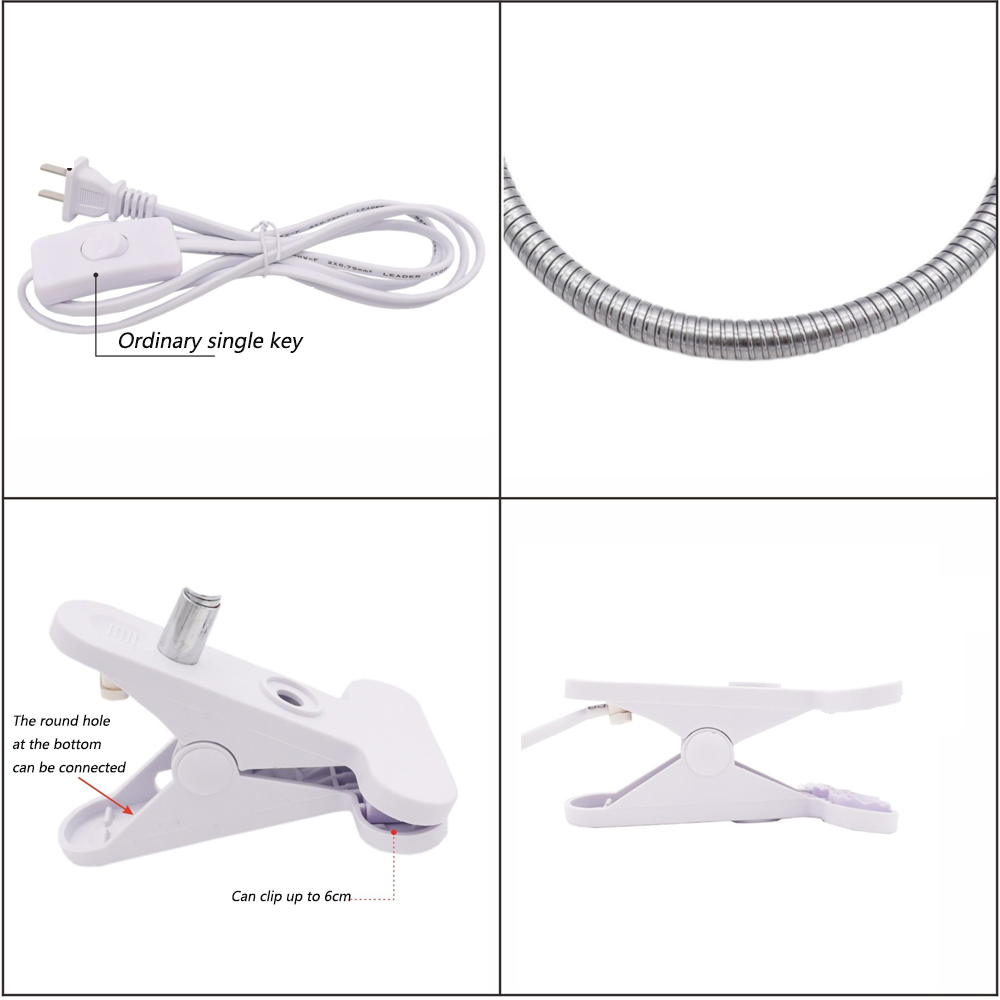 Uva/Uvb E27 Reptiel Aquarium Warmte Lamp Clip-On Lamp Verstel Houder Schildpadden Koesteren Uv Verwarming Lamp kit Voor Hagedis Schildpad