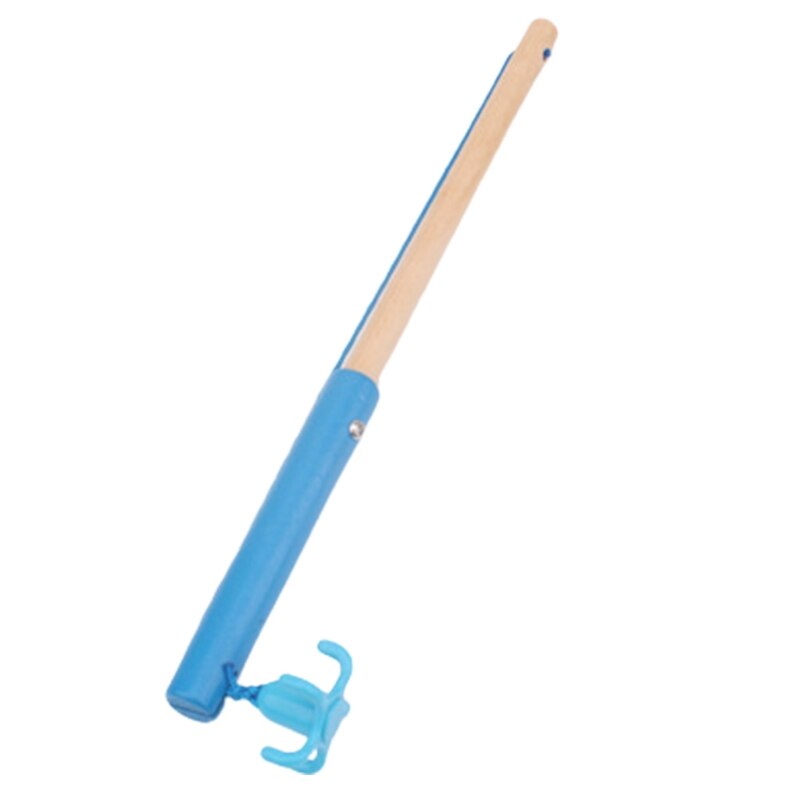 Houten Magnetische Hengel Speelgoed Voor Kinderen Vissen Game Accessoires: BL-24cm