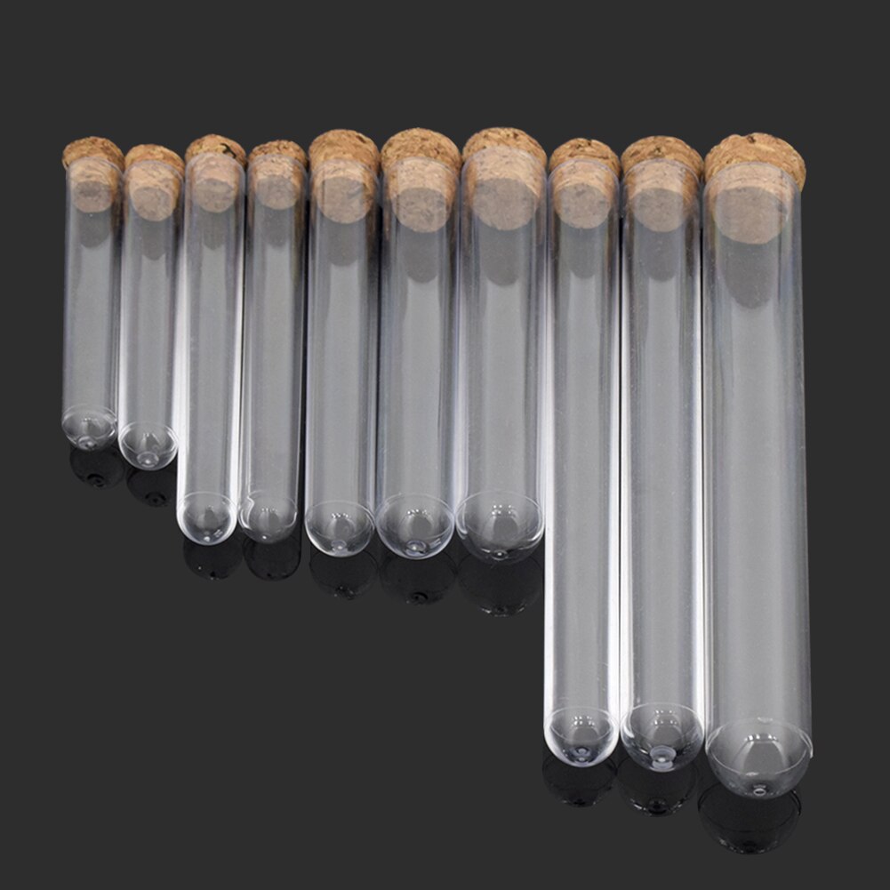 10 teile/paket Labor Glas Reagenzglas Mit Korken 15x150mm Labor Schule Pädagogisches Liefert