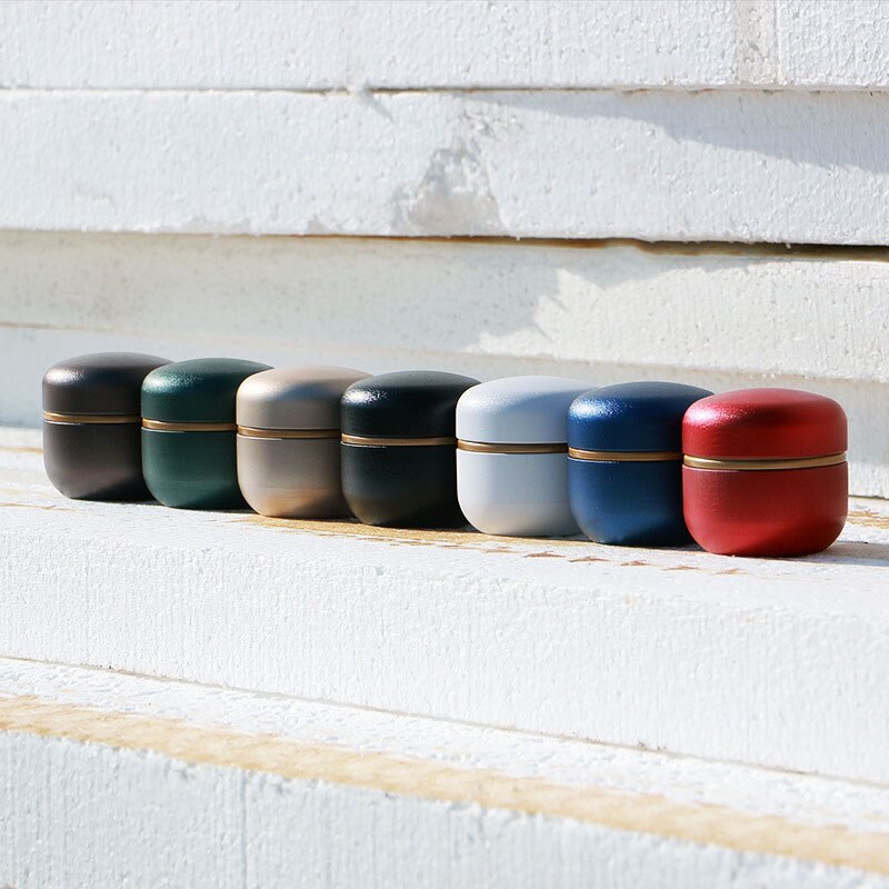 Mini Keuken Thee Box Jar Opslag Houder Lekkernijen Thee Blikjes Japanse Stijl Thee Caddies Tin Containers Opbergdoos Theewaar Gereedschap