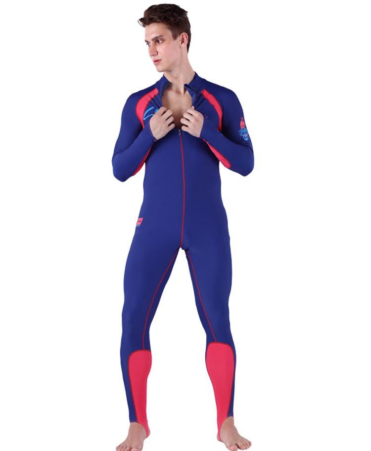 Men Rash Guard lycra dive wear Swimwear One-piece Diving Suits Rashguard Shirt Wetsuits Male Plus Size 3xl 4xl 5xl: NL735N1 red / XL