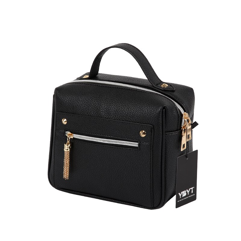 YBYT brand casual PU leather solid women handbags hotsale ladies shopping bga shoulder messenger crossbody bags