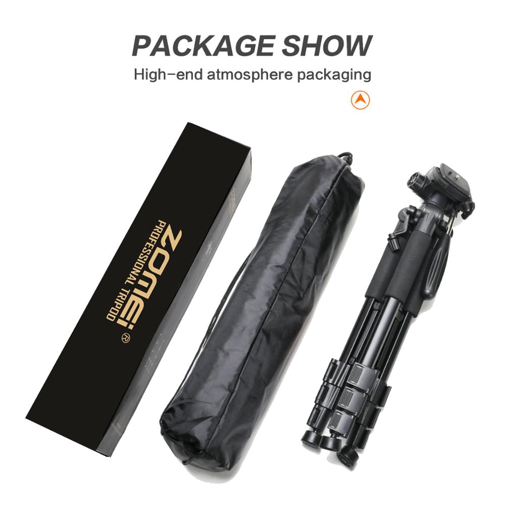 ZOMEI Q111 Professionelle Aluminium Stativ Tragbare Leichte Kamera Stativ mit Pfanne Kopf für Smartphone SLR DSLR Digital Kamera