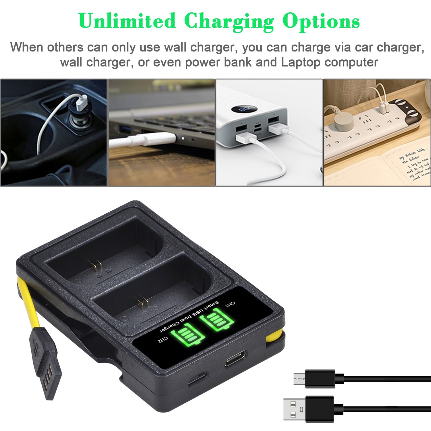 2650Mah LP-E6 LP-E6N Batterij & Led Type-C Dual Charger Voor Canon Eos Mark Iii 6D 7D 80D eos 5DS R 5DS R 5D Mark Ii 5Dcamera