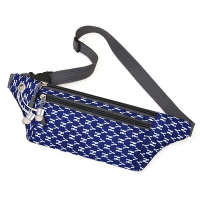 Kleurrijke unisex kleine heuptasjes met print voor dames, nylon borst- en schoudertas, all-match canvas draagtas voor mannen: 1