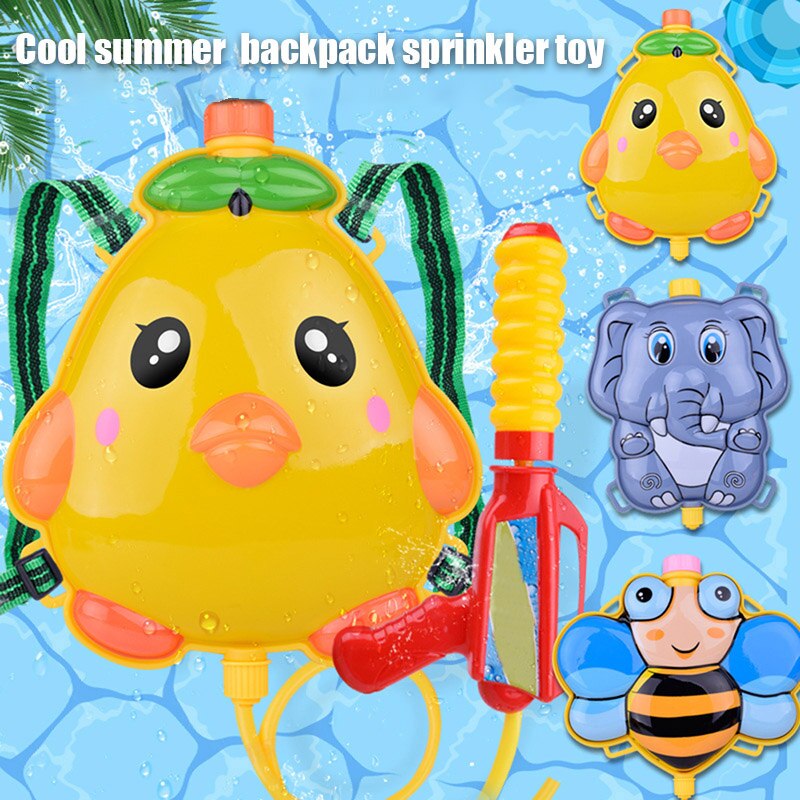 freundlicher freundlicher Tiere Rucksack spritzen Wasser Blaster Spielzeug für Sommer Schwimmbad Strand NSV775