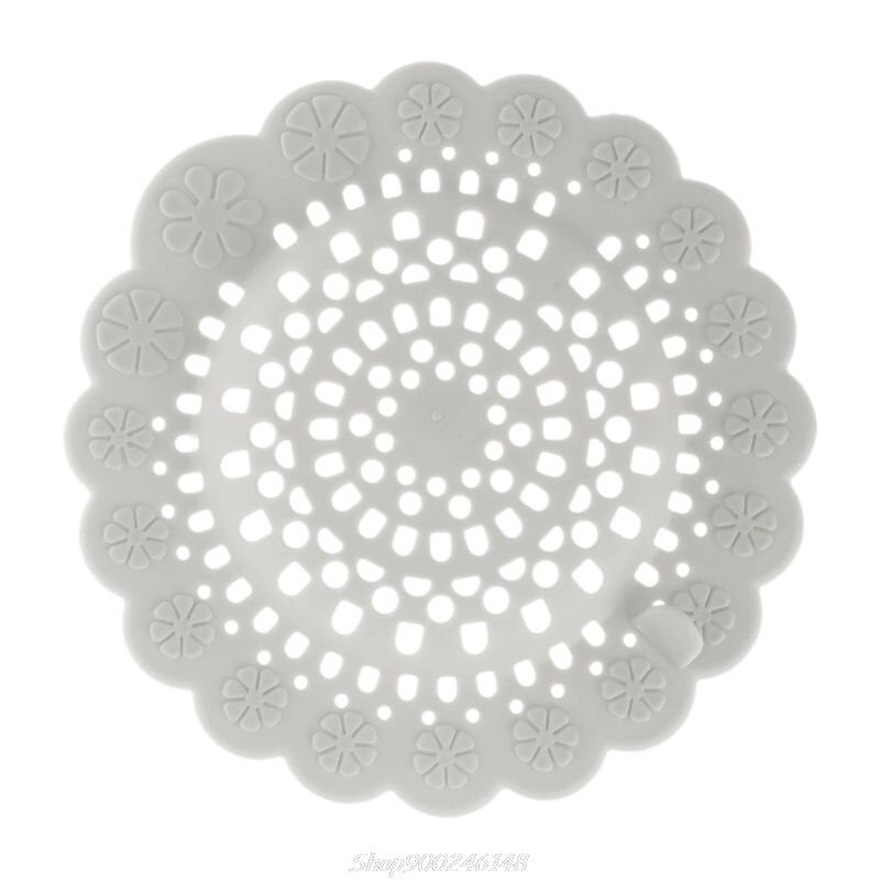 Hair Catcher Bath Drain Shower Tub Strainer Sink Cover Trap Basin Stopper Filter Au28 20: Gray
