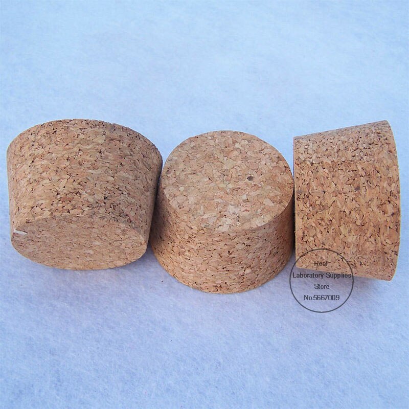 59*49*35mm corcho de madera de laboratorio, tapones para tarros de té, tapones para botellas de vino de vidrio