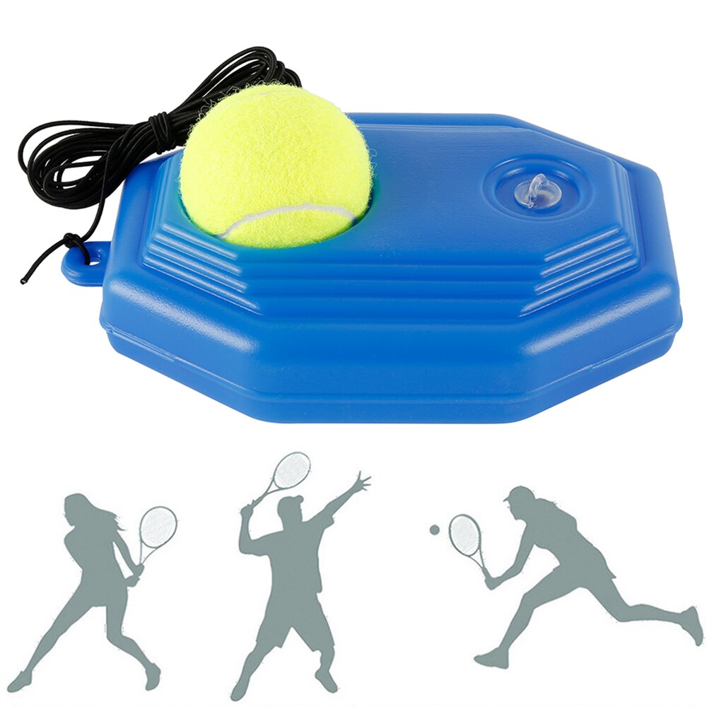 Tennis trener hjelpemiddel verktøy sett med elastisk tau ball trening selvoppgave rebound trening praksis baller trener