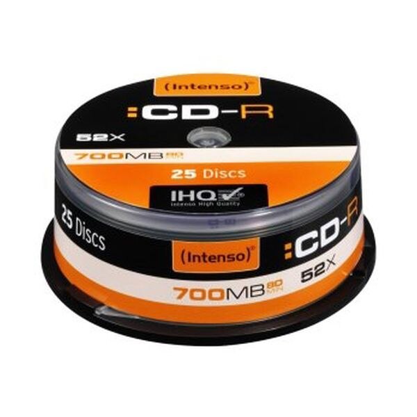 CD-R Intenso 1001124 52X700 Mb (25 Uds)