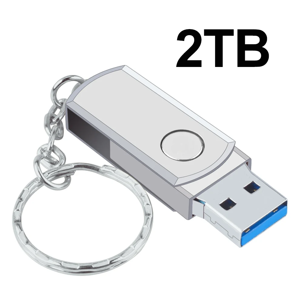 2025 Neuer USB 3.0 16TB Hochgeschwindigkeits-Pendrive 8TB Metall-USB-Stock 4TB 2TB Tragbare SSD Speicherstick: Grün