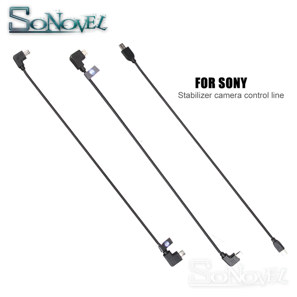 Estabilizador de mano para Sony A6500, A6300, A9, A7R, A7M3 a ZHIYUN Crane Plus/2/M, accesorios de cardán, Cables de Control de conexión