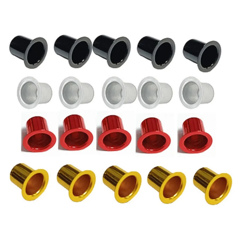 10 stücke Gold/Silber/Schwarz/verrotten Kerzenhalter 11,8mm Wachs Kerzen Tassen Gläser Kerzenhalter Halfter Esszimmer Hochzeiten Valentinstag Dekor